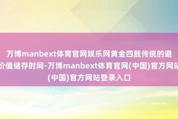 万博manbext体育官网娱乐网黄金四肢传统的避险金钱和价值储存时间-万博manbext体育官网(中国)官方网站登录入口